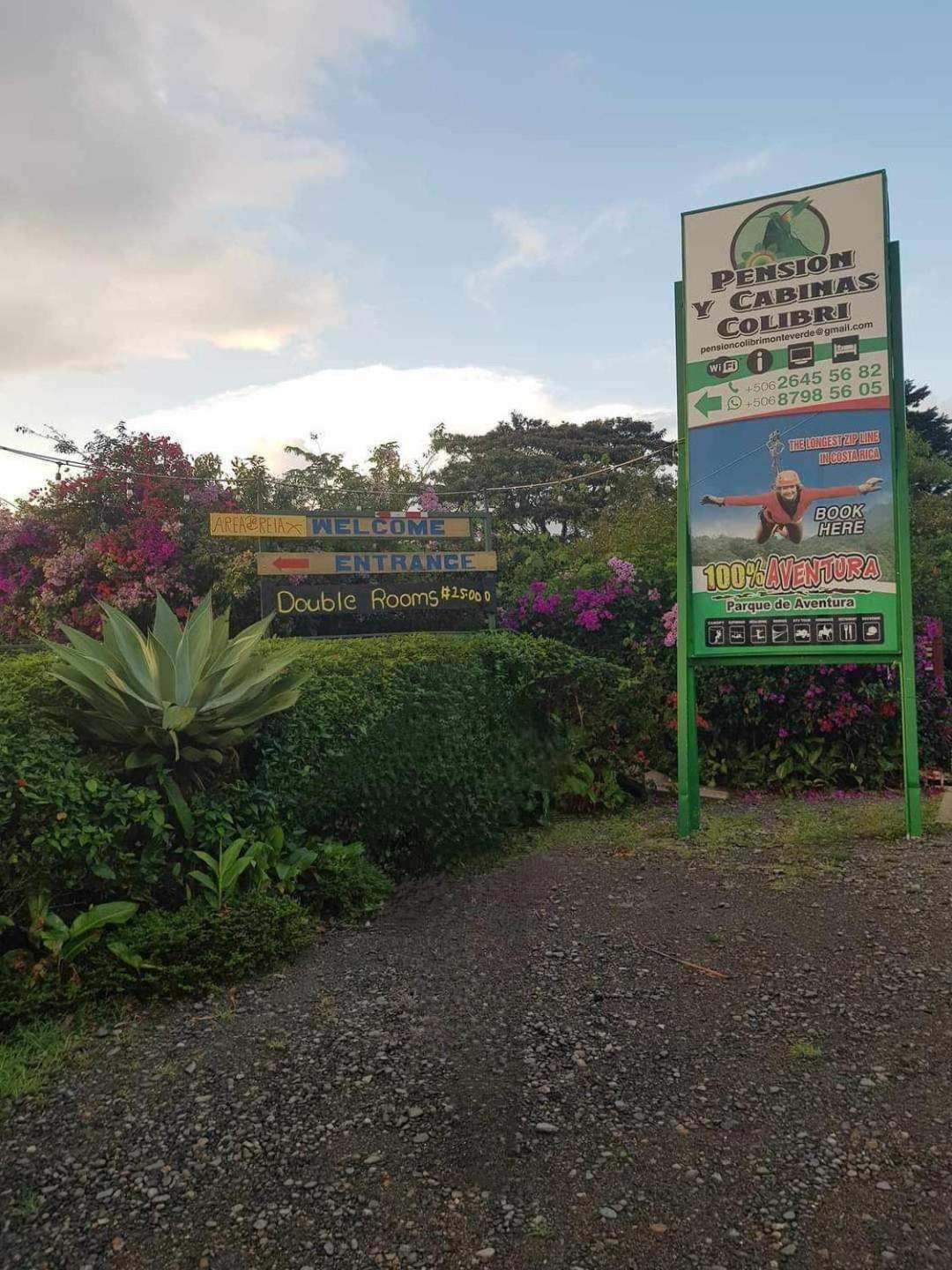 Pension Y Cabinas Colibri B&B Costa Rica Monteverde Esterno foto